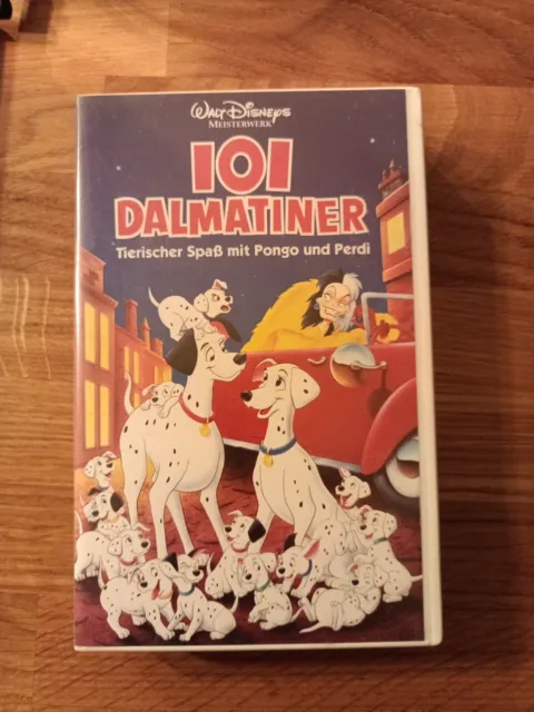 Walt Disneys Meisterwerk 101 Dalmatiner VHS-DE mit Hologramm