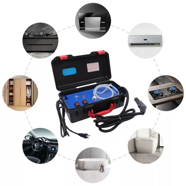 1700W Handheld Steam Cleaner High Pressure Home Car Detailing Cleaning Machine
