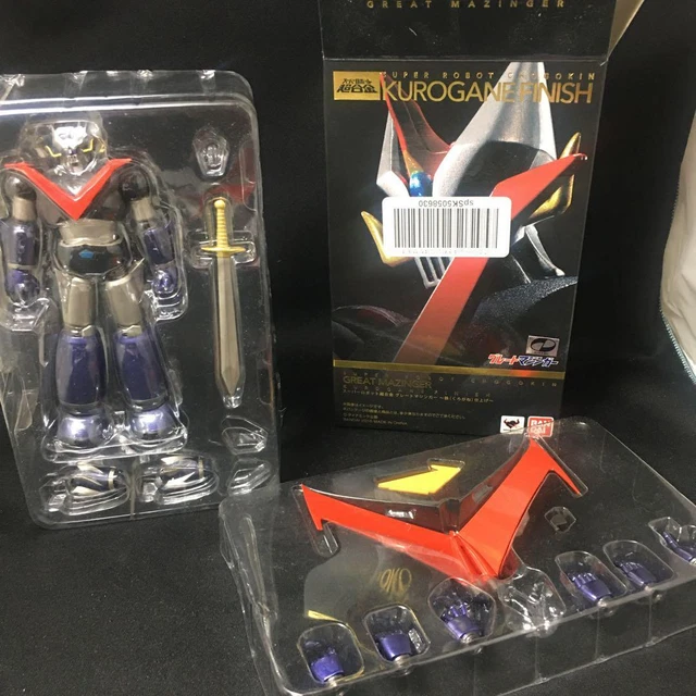 Super Robot Chogokin Great Mazinger Iron Kurogane Finish Junk
