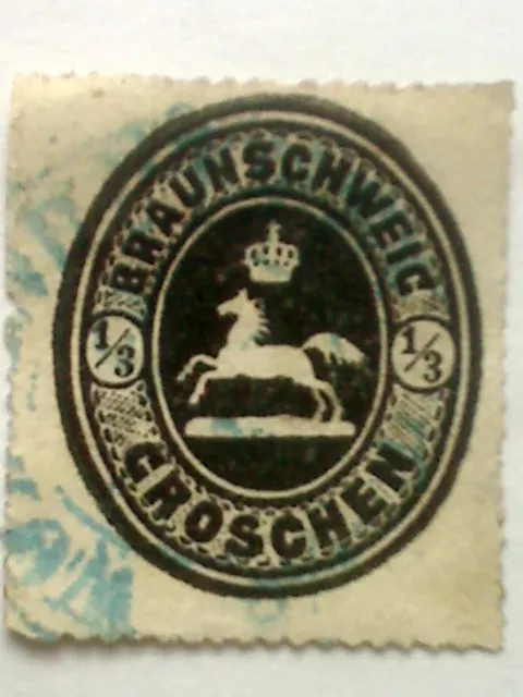 Braunschweig Mi.: 17-  1/2 Groschen  1865