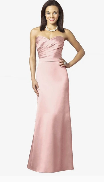 vivian diamond bridesmaid dresses Vivian Diamond Strapless Shimmer Sz 6 Burgundy Gold Prom Bridesmaids Dress 2960