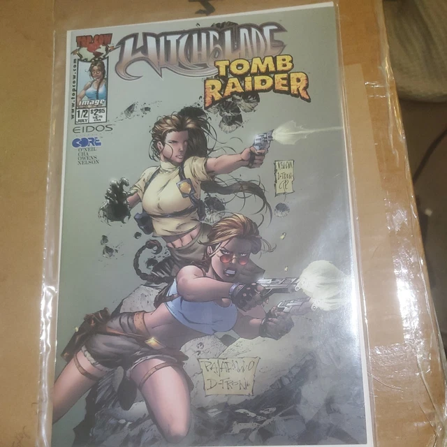 Witchblade/Tomb Raider #1/2 Image/Top Cow  cover by KEU CHA. D TRON, PATARILLO