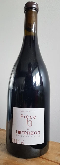 Mercurey 1er Cru BRUNO LORENZON, Pièce 13, 2016 (Parker 94 , Bettane 19/20)