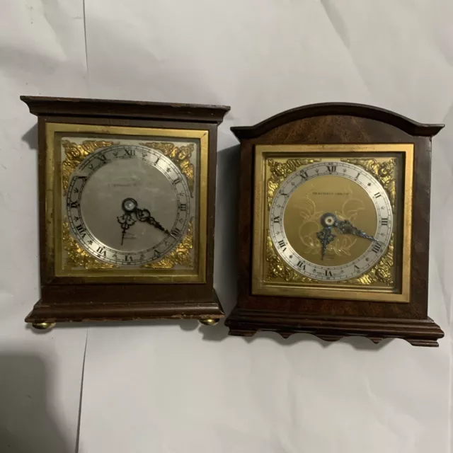 Alexander Clark Co. Ltd Clock & Mapplin & Webb Both With Elliott movement.