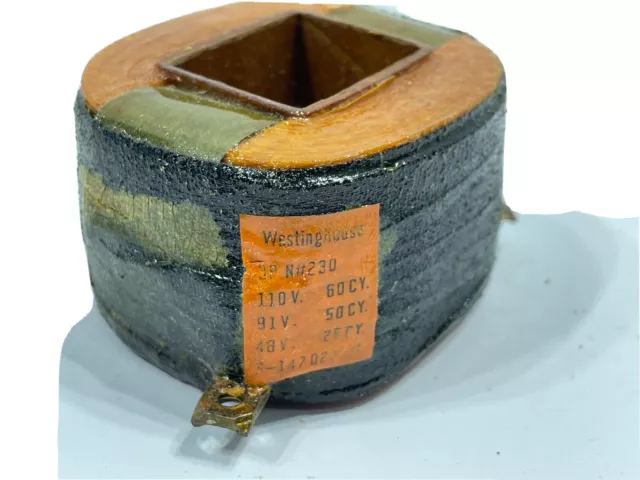 Westinghouse Coil S-1470201B 110V 60CY 91V 50CY 48V 25CY 3P N#230