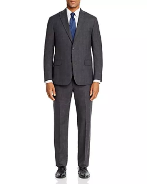 Robert Graham Tonal Glen Charcoal Plaid Classic Fit Suit US 40R 40 R Rtl $798