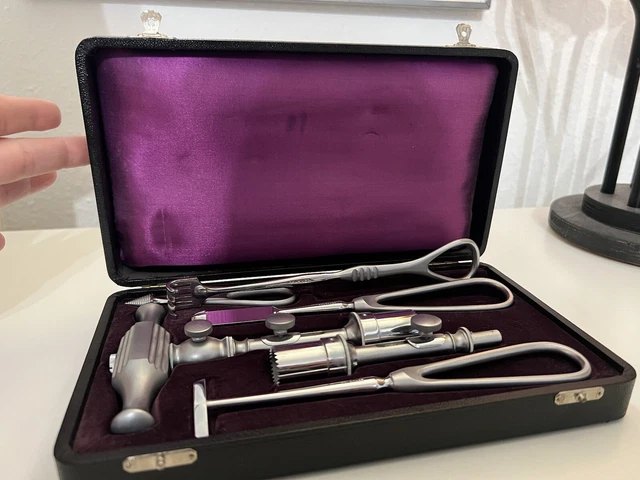 Antik! Trepanationsbesteck. Chirurgisches Besteck, Instrumente. Medizin, Arzt 2