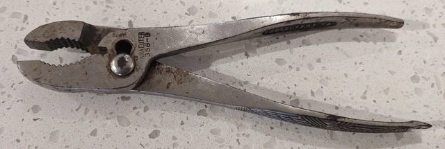 Kraeuter 8" Slip Joint Pliers 356-8 USA Vintage Free Shipping