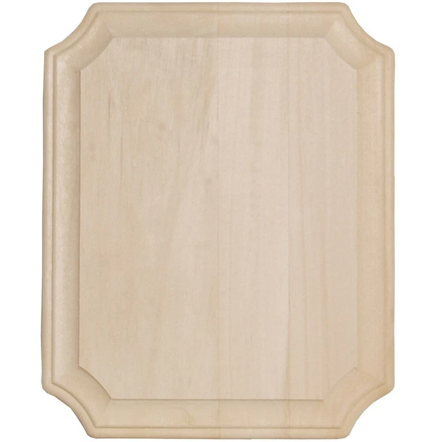 Basswood French Corner Plaque-8"X10"X.75", 1908