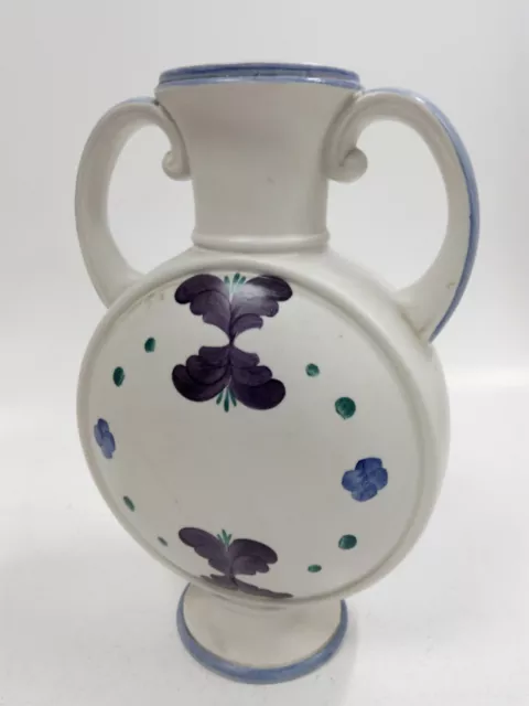 Vintage H. J. Wood LTD Burslem England Pottery Purple Vase Preowned Collectable