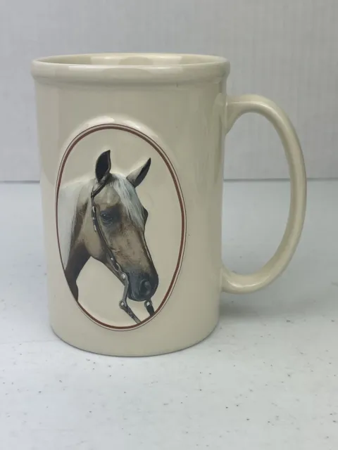 Equine Expressions Pretty Horse Coffee Mug W/Riding A Horse Lord Herbert Quote