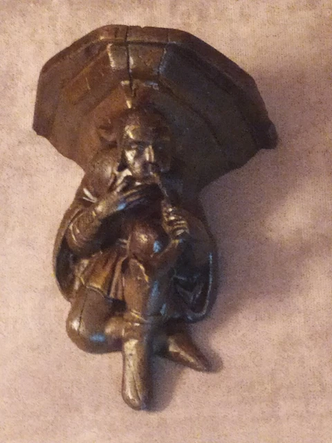CONSOLE D'APPLIQUE en Stuc d'époque Napoléon III , Ancienne.