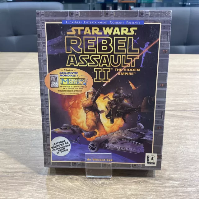 Star Wars Rebel Assault II The Hidden Empire PC Big Box