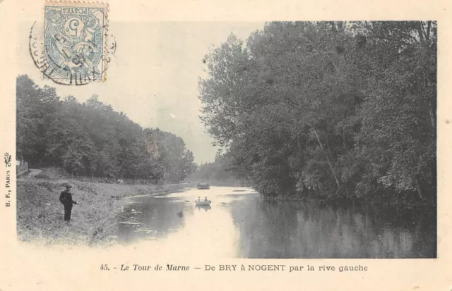 Cpa 94 The Tour De Marne De Bry A Nogent By The Left Bank