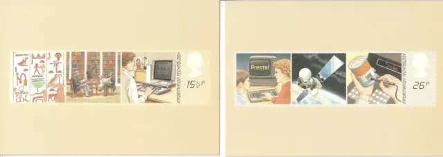 (05809) GB PHQ Postcards mint 1982 Information Technology