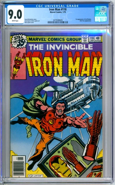 Iron Man 118 CGC Graded 9.0 VF/NM 1st Jim Rhodes Marvel Comics 1979