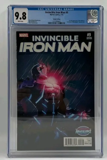 Invincible Iron Man #9 Marvel 2016 1st Appearance of Riri Williams CGC 9.8