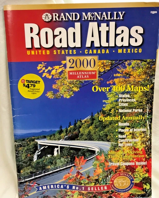 RAND MCNALLY 2000 Road Atlas US, Canada, Atlas1