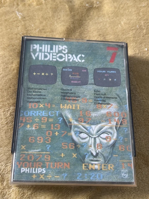 A slightly exotic Philips Videopac game. Siera electronic