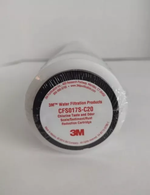 3M Water Filtration CFS017S-C20 Chlorine Taste And Odor Scale/Sediment/Rust new