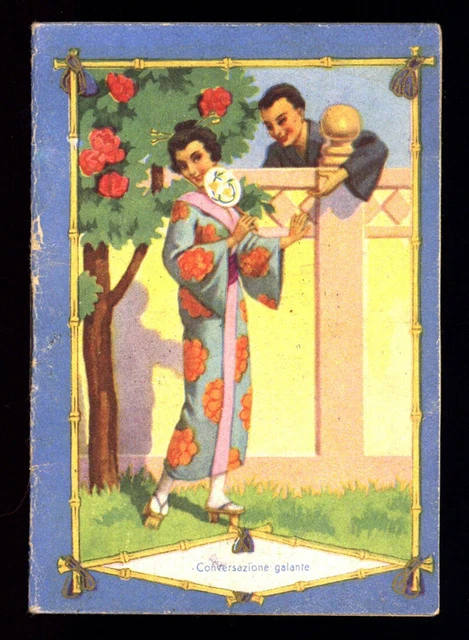 calendarietto da barbiere  TRADIZIONI GIAPPONESI  1942