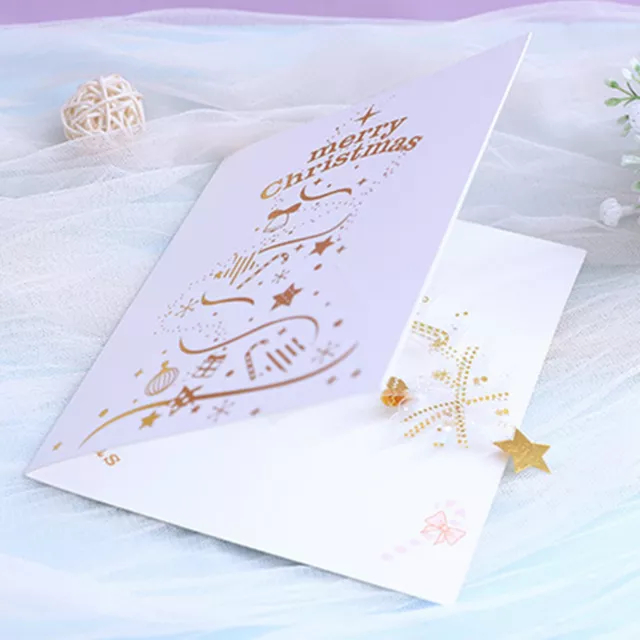 Greeting Cards Ornamental Exquisite Design Christmas Favor Invitation Card Pvc