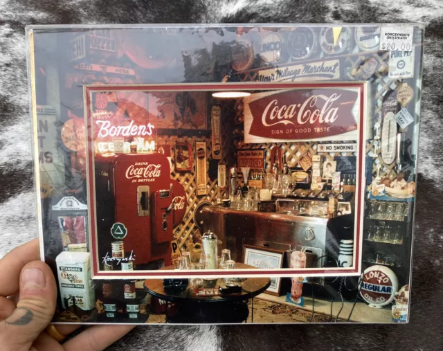 Richard Korczynski Signed Coca Cola Photography, Matted Picture, 8 x 10 Archival