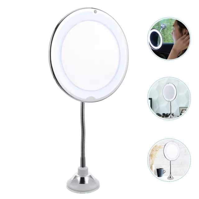 360 Degree Vanity Mirror Makeup LED Magnifying with Suction Cup Glass