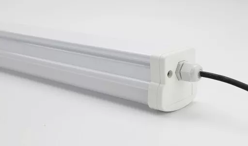 LED Waterproof Lamp Fitting Single 5FT 150CM IP65 50W White 6400K Tube Batten