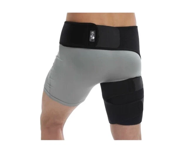 Envoltura de ingle BodyProx soporte ajustable cadera ingle tendón de la corva muslo y ciática