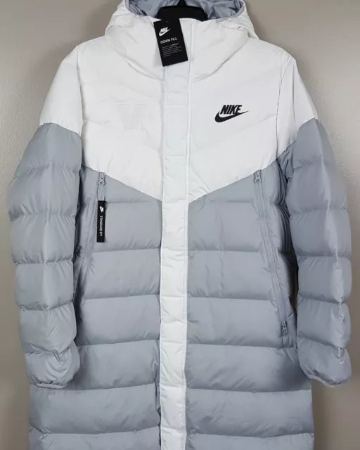Mens Nike Team Training Down-Fill Parka 550 Jacket Black Size XXS  915036-010 NEW