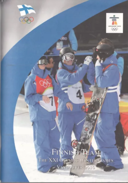 Team und Media Guide: Olympic Team Finnish Vancouver 2010, Olympia Team Finnland