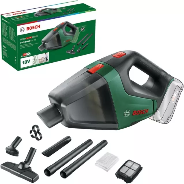 Bosch 18 V Cordless Vacuum Vac Set Bagless Handheld Portable Without Battery