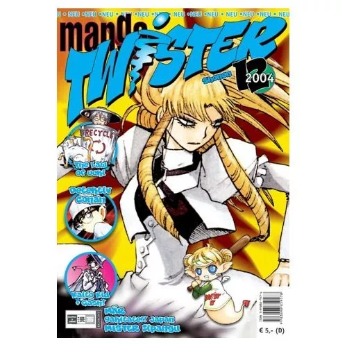 Manga Twister NR. 12 u.a Detektiv Conan, Alice 19th, Mister Zipangu, MÄR, Gash!