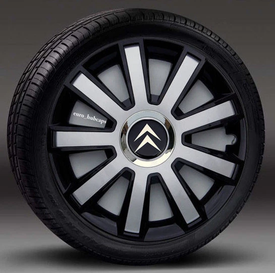 4x15" wheel trims, Hub Caps, Covers to fit Citroen Berlingo (Quantity 4)