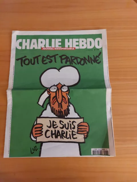 Original - Zeitung Charlie Hebdo vom 14.Januar 2015