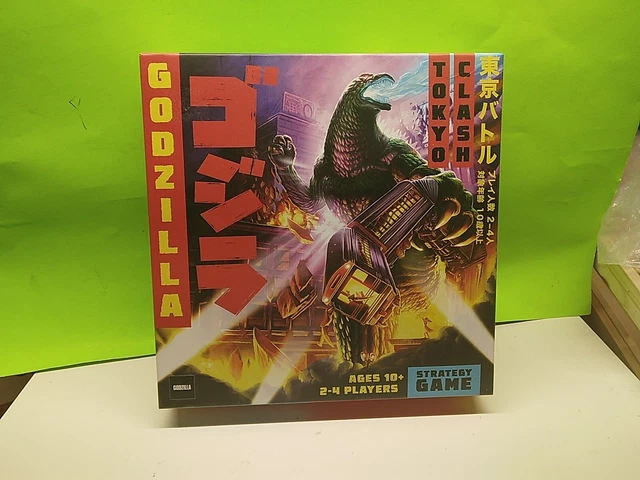 New Funko Godzilla Kaiju Battle Strategy Board Game Age 10+ 2-4 Players