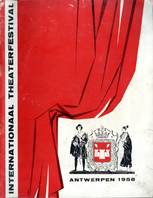International Theatre Festival Antwerp 1958 Program Heksenyacht Arthur Miller