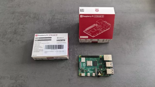 Sd 32Gb + Raspberry Pi 4 Computer Model B - 4gb RAM - NEUF -wifi  Bluetooth5.0