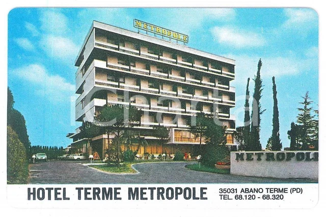 1969 ABANO TERME Hotel Metropole - Calendario da taschino 11x7 cm