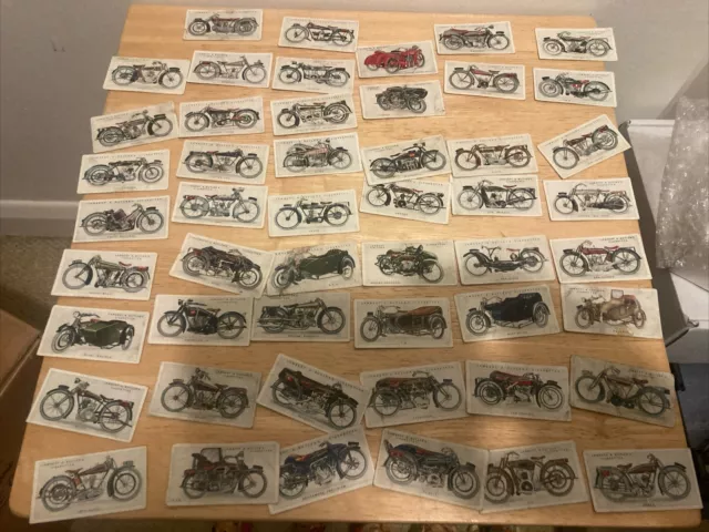 Lambert & Butler Motor Cycles Full Set Of 50 Cards Good Condition