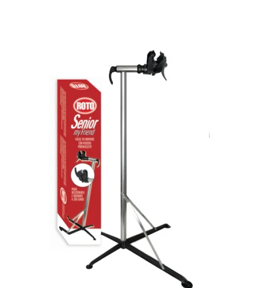 Cavalletto Supporto Manutenzione Bicicletta Riparazione Bici Pieghevole Sport