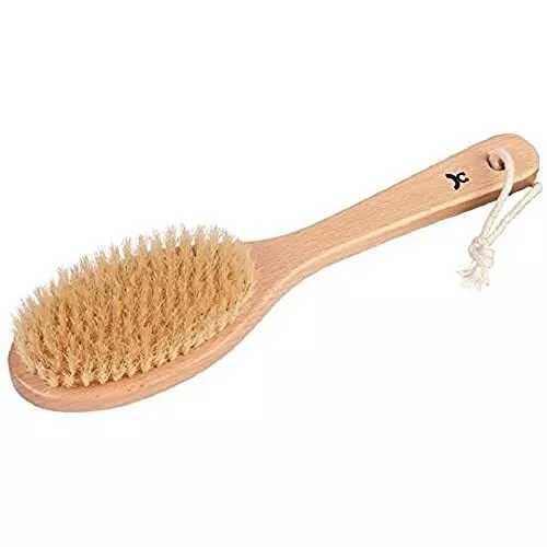 Croll & Denecke Brosse de bain en bois de hêtre avec poils de sanglier