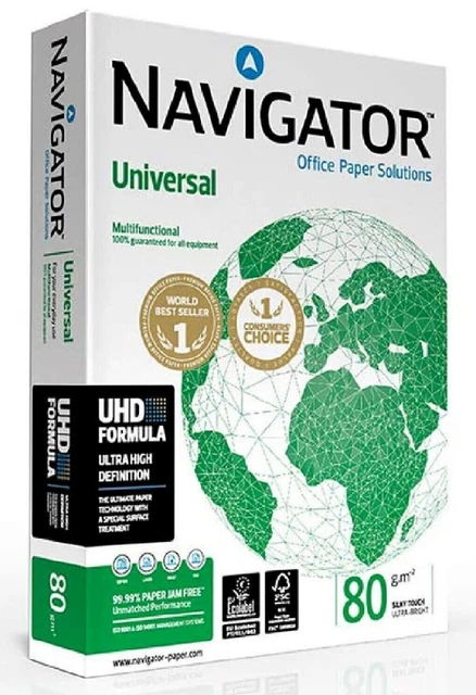 Carta Multiuso Navigator A3 - 80 Gr/m², Confezione Da 500 Fogli - Foto 7