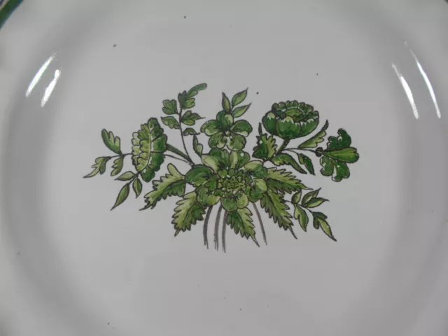 ( 902 ) Tres Belle Assiette En Faience De Moustiers Signee 2