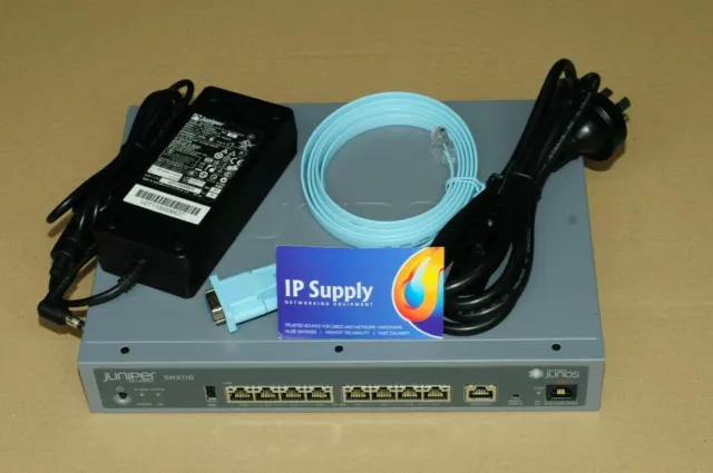 Juniper SRX110H-VA Flash 1-Port VDSL2/ADSL2+ POTS HSS 8-Ports TaxInvoice
