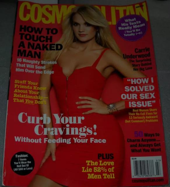 Cosmopolitan Magazine March 2010 Carrie Underwood Fergie Britney Spears