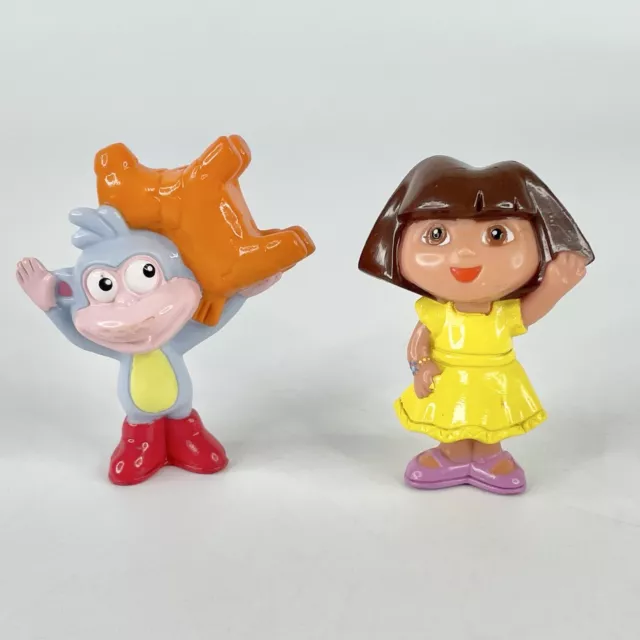 DORA THE EXPLORER 4in toy doll pink and teal dress yellow shoes $7.95 ...