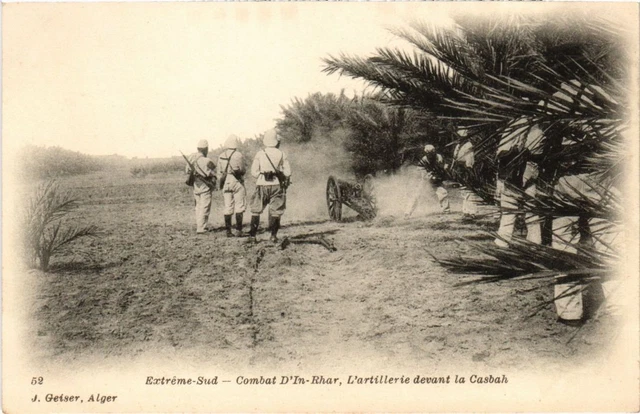 Carte Postale Ancienne AK ALGERIA - Geiser 31 Oudjda - Camp Militaire