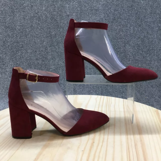 Red ankle deals strap shoes uk